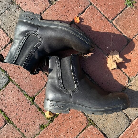 Blundstone 1448 Women's Classic Chelsea Rustic Black Leather Boots - Picture 7 of 8